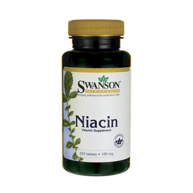 SWANSON Niacin 100mg. / 250 Tabs.