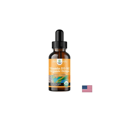 Витамин D3 + K2 (MK-7) за деца – Кости и зъби, 60 ml капки