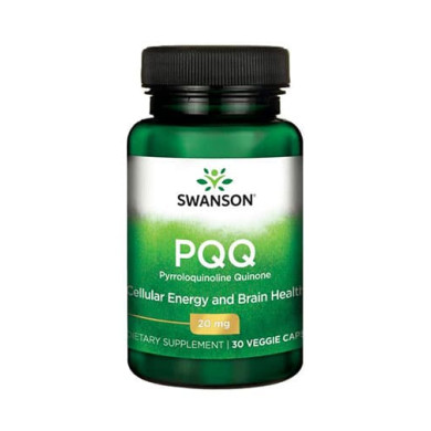 PQQ Pyrroloquinoline Quinone 20mg. / 30 Vcaps