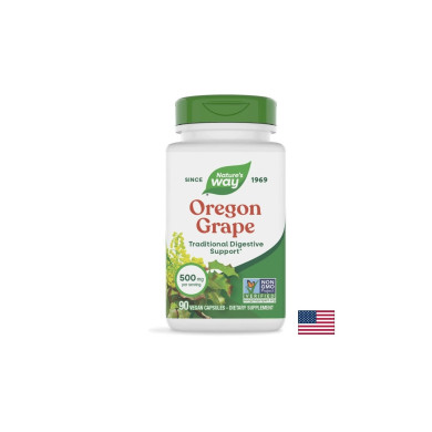 Oregon Grape/ Орегонско грозде 500 mg х 90 капсули Nature’s Way