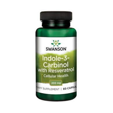 Indole-3-Carbinol with Resveratrol 200mg. / 60 Caps