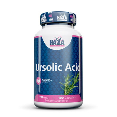 Haya Labs Ursolic Acid / Урсолова Киселина 250mg. / 100 Caps.