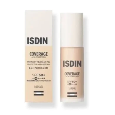 ISDIN COVERAGE ФОН ДЬО ТЕН С ВИСОКО ПОКРИТИЕ 1 PEARL SPF50+ 30ГР