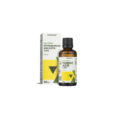 Мравчена киселина – Разтвор за външна употреба, 1,4 %, 50 ml