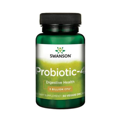 SWANSON ProBiotic-4 3 Billion CFU / 60 Vcaps