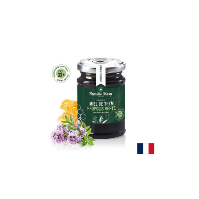 Пчелен мед от дива мащерка + зелен прополис (PAOT® 33+), 200 g