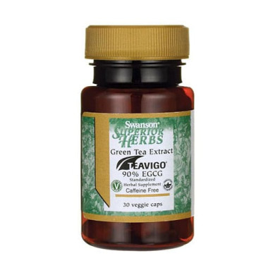 SWANSON Teavigo Green Tea Extract 90% EGCG / 30 Vcaps