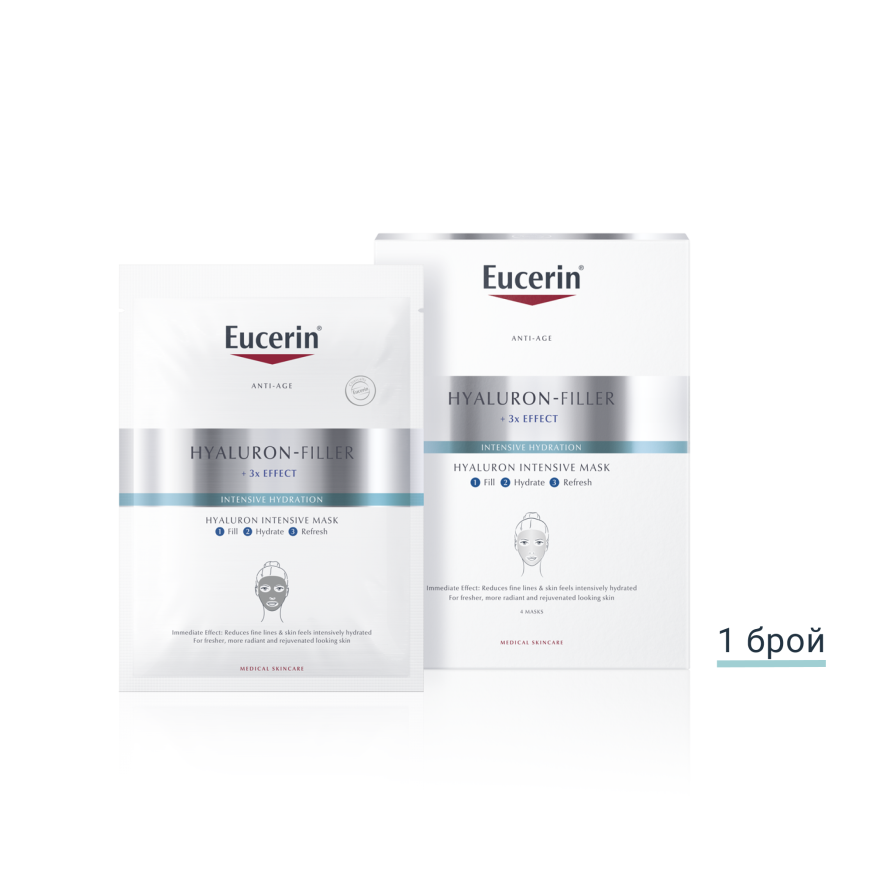 Eucerin Hyaluron-Filler Маска за лице 1 бр.