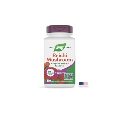 Reishi Mushroom/ Рейши 188 mg х 100 капсули Nature’s Way