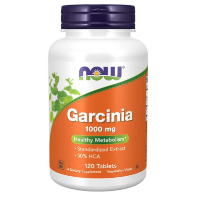Now - Garcinia 1000 Мг / Гарциния 1000мг - 120 Таблетки