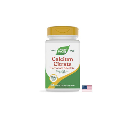 Calcium Citrate/ Калций (цитрат) 250 mg х 100 капсули Nature’s Way