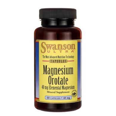 SWANSON Magnesium Orotate / 60 Caps