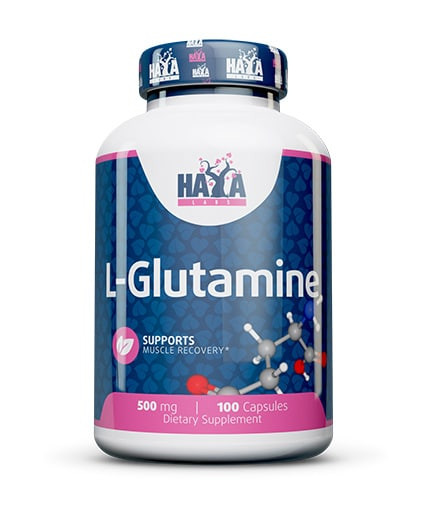 Haya Labs L-Glutamine/Л-Глутамин 500mg. / 100caps.