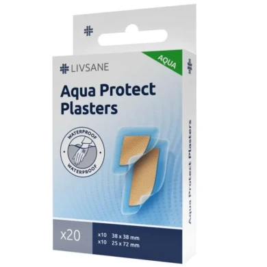 Livsane Aqua Водоустойчиви пластири 2 размера х 20 бр