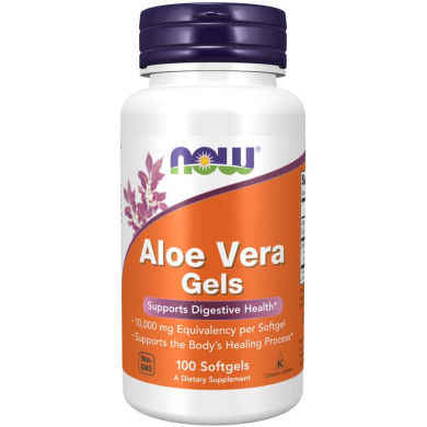Now - Aloe Vera / Алое Вера 5000 Мг - 100 Дражета