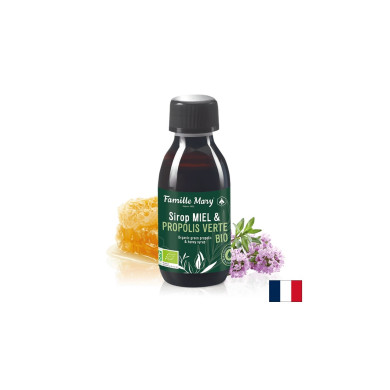 Sirop Miel & Propolis Verte Bio / Сироп с Пчелен мед и Зелен прополис органик, 150 ml Famille Mary