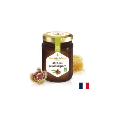 Miel bio de châtaignier/ Био пчелен мед от ядлив кестен, 230 g Famille Mary