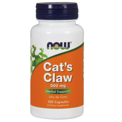 Now - Cатs Claw /Котешки Нокът - 500 Мг - 100 Капсули