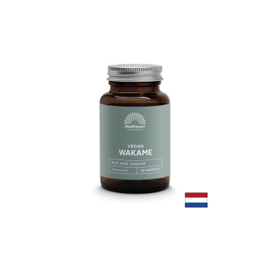 Щитовидна жлеза - Уакаме (водорасли),1000 mgх60 капсули Mattisson Healthstyle