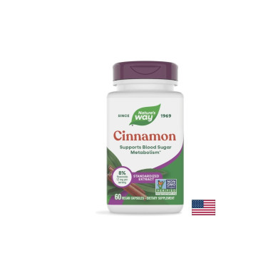 Cinnamon/ Канела 500 mg х 60 капсули Nature’s Way