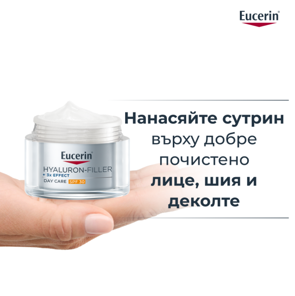Eucerin® Hyaluron-Filler Дневен крем за всеки тип кожа SPF30, Рефил