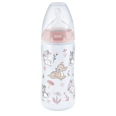 NUK First Choice РР шише Temperature control 300мл силикон BAMBI + box