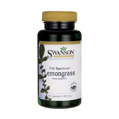 SWANSON Full Spectrum Lemongrass 400mg. / 60 Caps