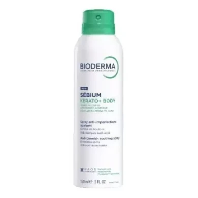 Bioderma Sebium Kerato+ 3-в-1 Спрей за тяло 150 ml