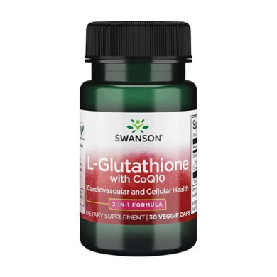L-Glutathione with CoQ10 / 30 Vcaps