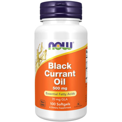 Now - Black Currant Oil / Черен Касис 500 Мг  100 Гел Капсули