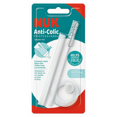 NUK First Choice Резервна тръбичка + четка + адаптор за Anti-Colic