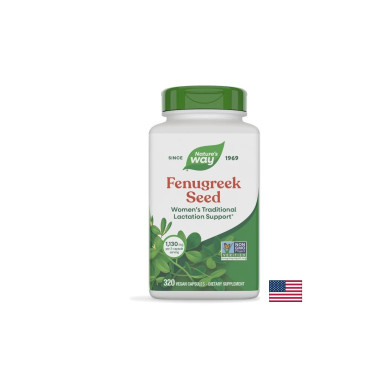 Fenugreek Seed / Сминдух (семена) 610 mg х 320 капсули Nature’s Way