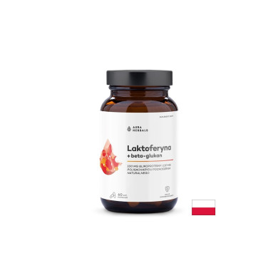 Бета-глюкан 120 mg + Лактоферин 100 mg + Витамин C 40 mg Силен имунитет и защита срещу бактерии и вируси 60 капсули