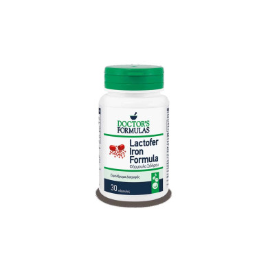 Lactofer Iron Formula / При желязодефицитна анемия, 30 капсули Doctor’s Formulas