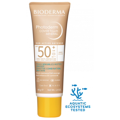 Bioderma Photoderm Cover Touch Mineral SPF50+Златист 40гр