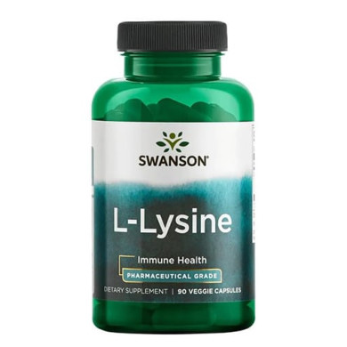 AjiPure L-Lysine 500mg. / 90 Vcaps.