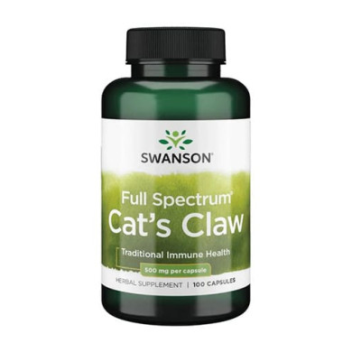 SWANSON  Cat's Claw 500mg. / 100 Caps.