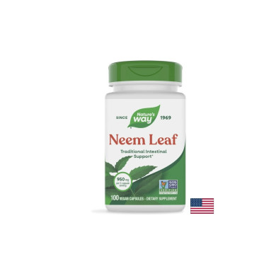Neem Leaf/ Нийм (лист) 475 mg x 100 капсули Nature’s Way